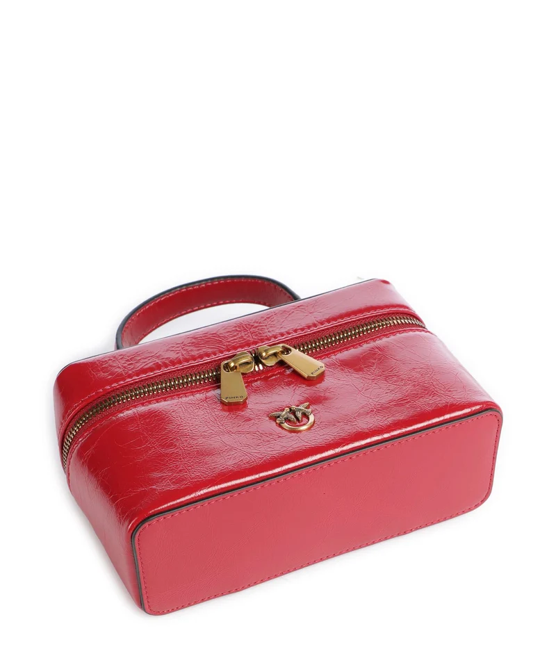Pinko Vanity Mini Sac bandoulière rosso rio/antique gold