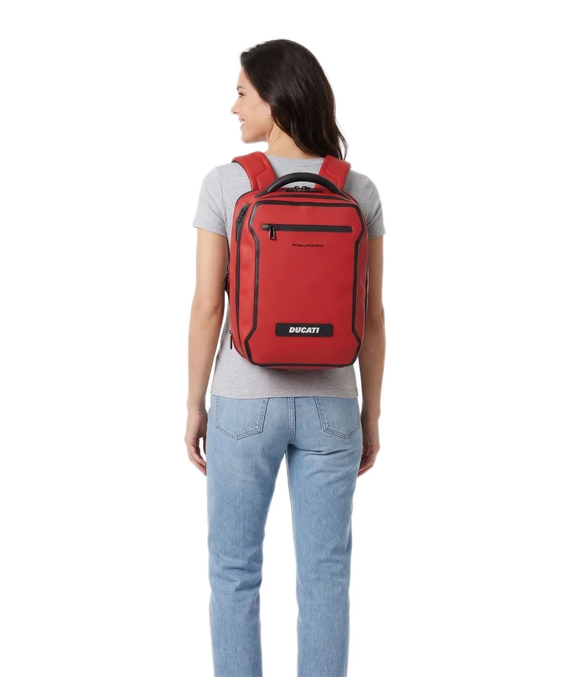 Piquadro Ducati C2OWD 30 Sac à dos red