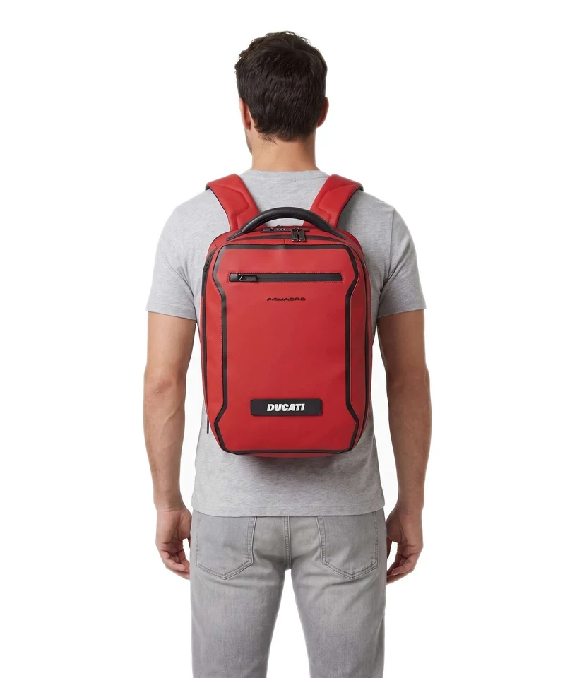 Piquadro Ducati C2OWD 30 Sac à dos red