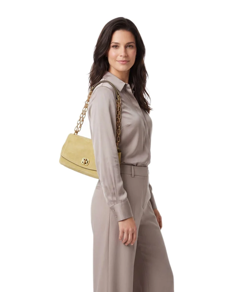 Michael Kors Bryant Small Sac porté épaule chartreuse