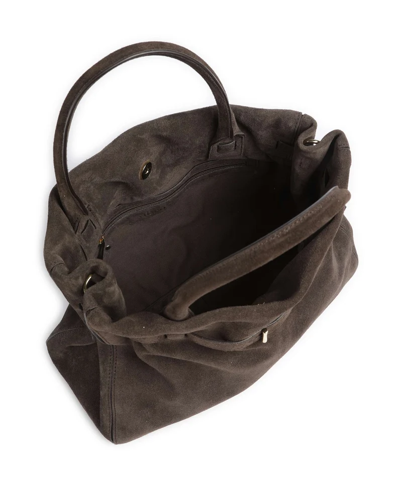 Abro Suede Jill Sac à main dark brown
