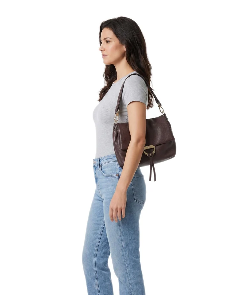 Abro Dalia Temi Medium Sac porté épaule burgundy