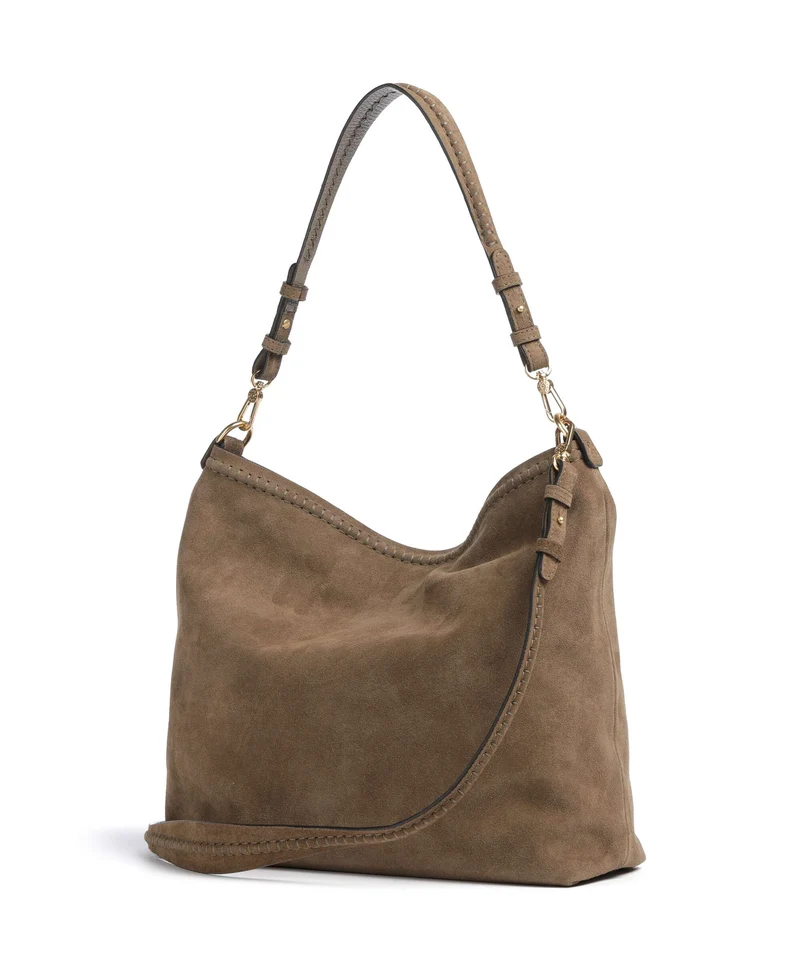 Abro Suede Signature Sac fourre-tout khaki