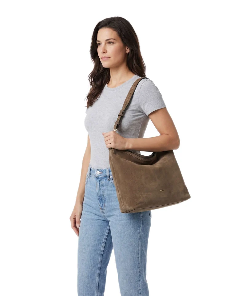 Abro Suede Signature Sac fourre-tout khaki