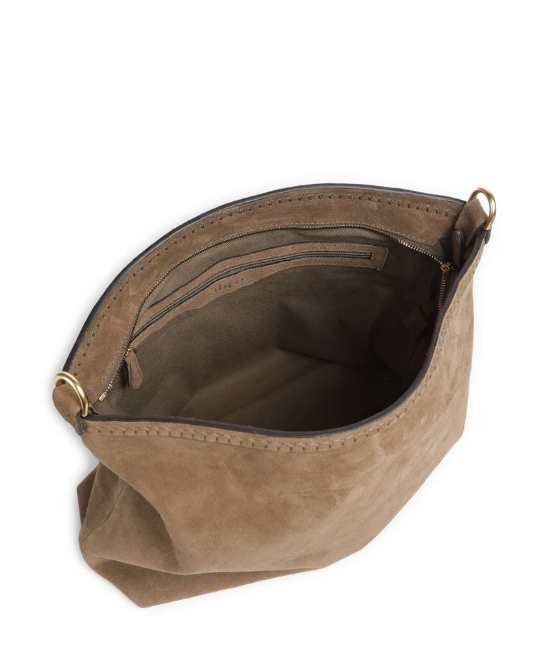Abro Suede Signature Sac fourre-tout khaki