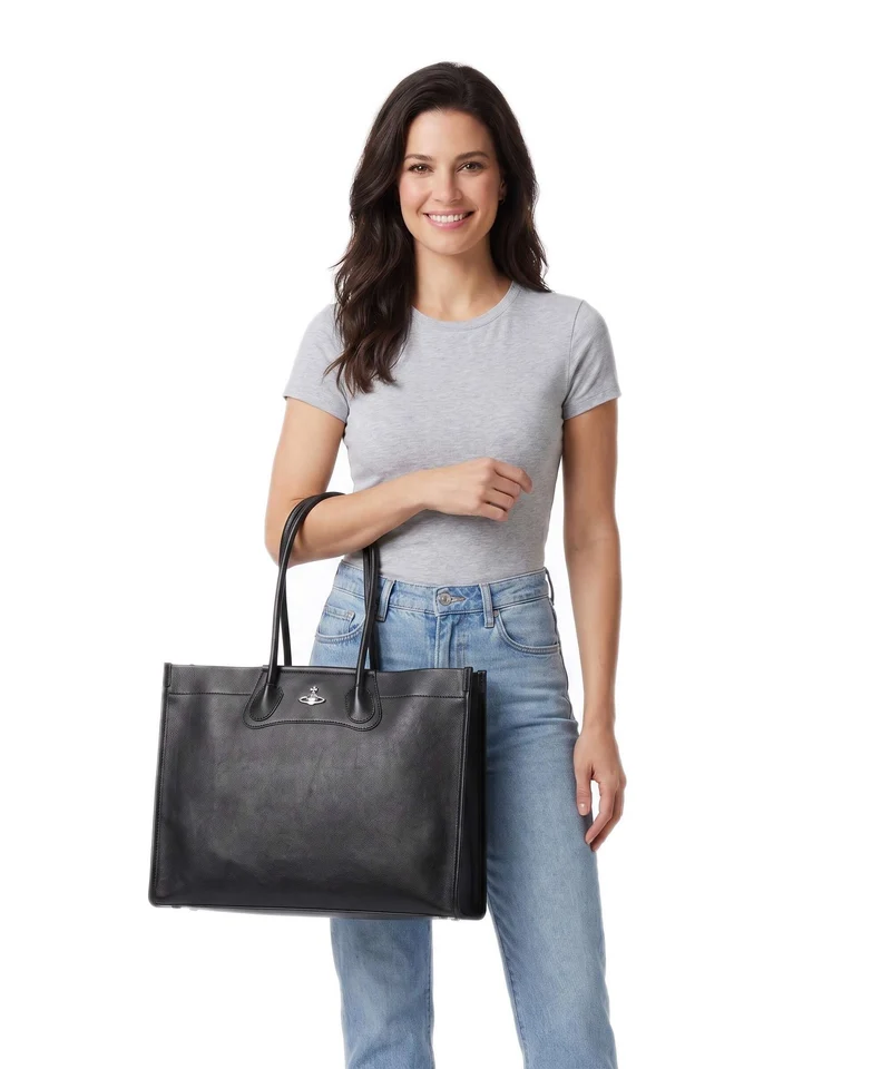 Vivienne Westwood Troy Supple Cabas black