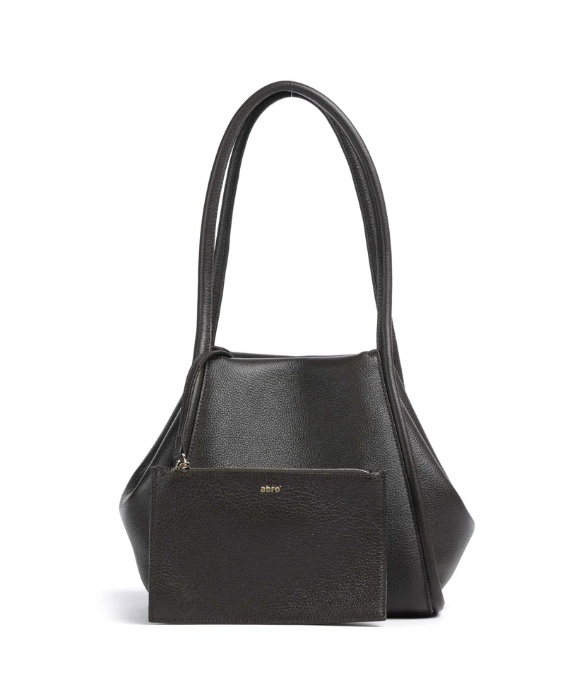 Abro Agave Willow Small Cabas dark brown