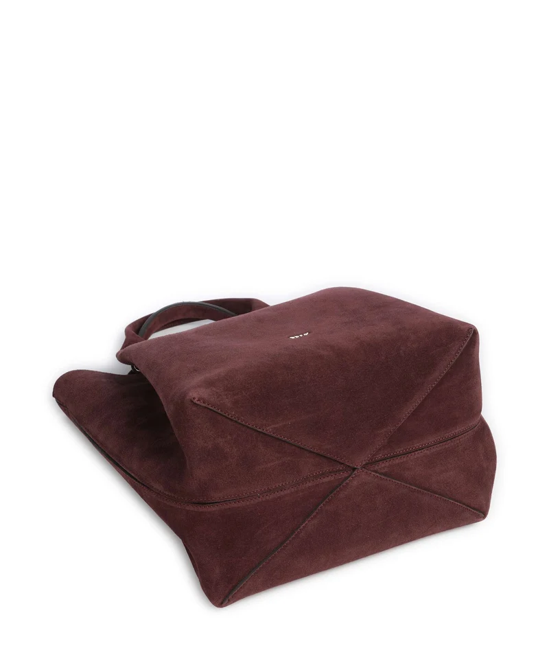 Abro Suede Essential Medium Sac à main burgundy