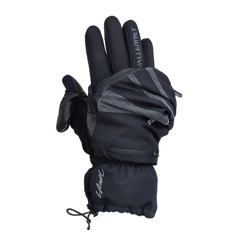 Gants / Mitaines Skadi LRS Zipper (Noir, Moyen)