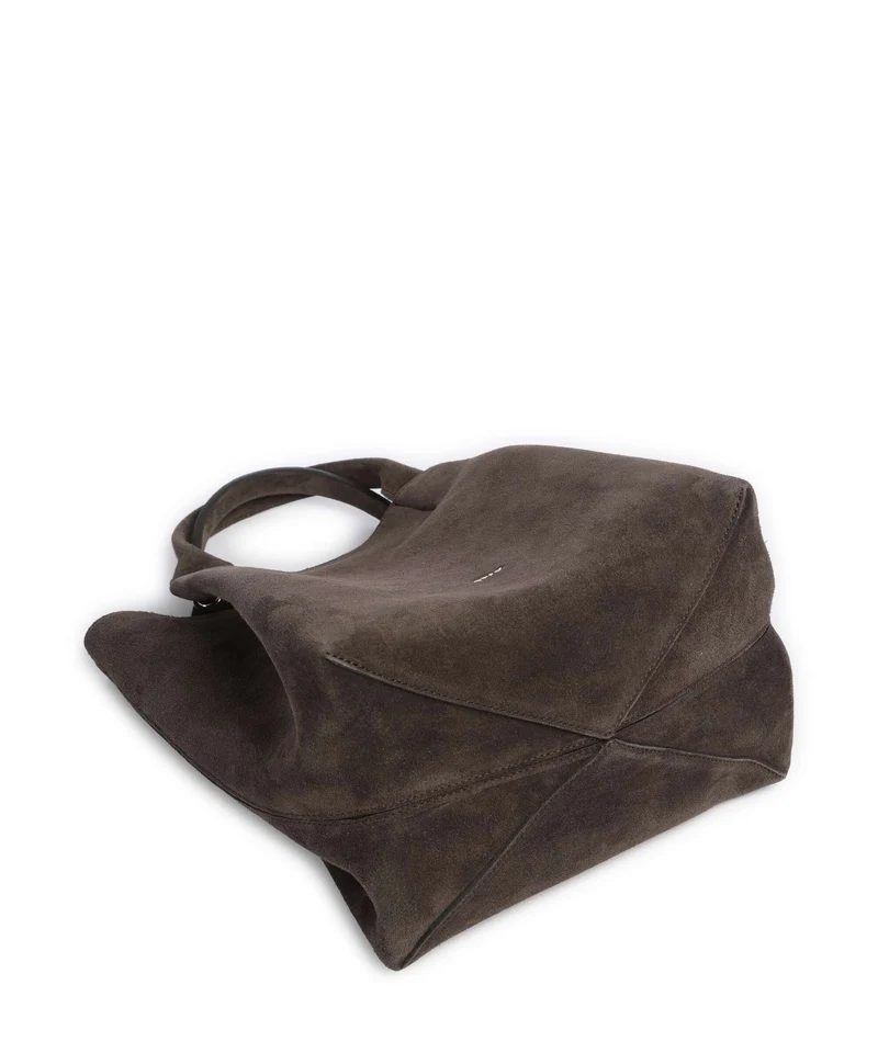 Abro Suede Essential Medium Sac à main dark brown