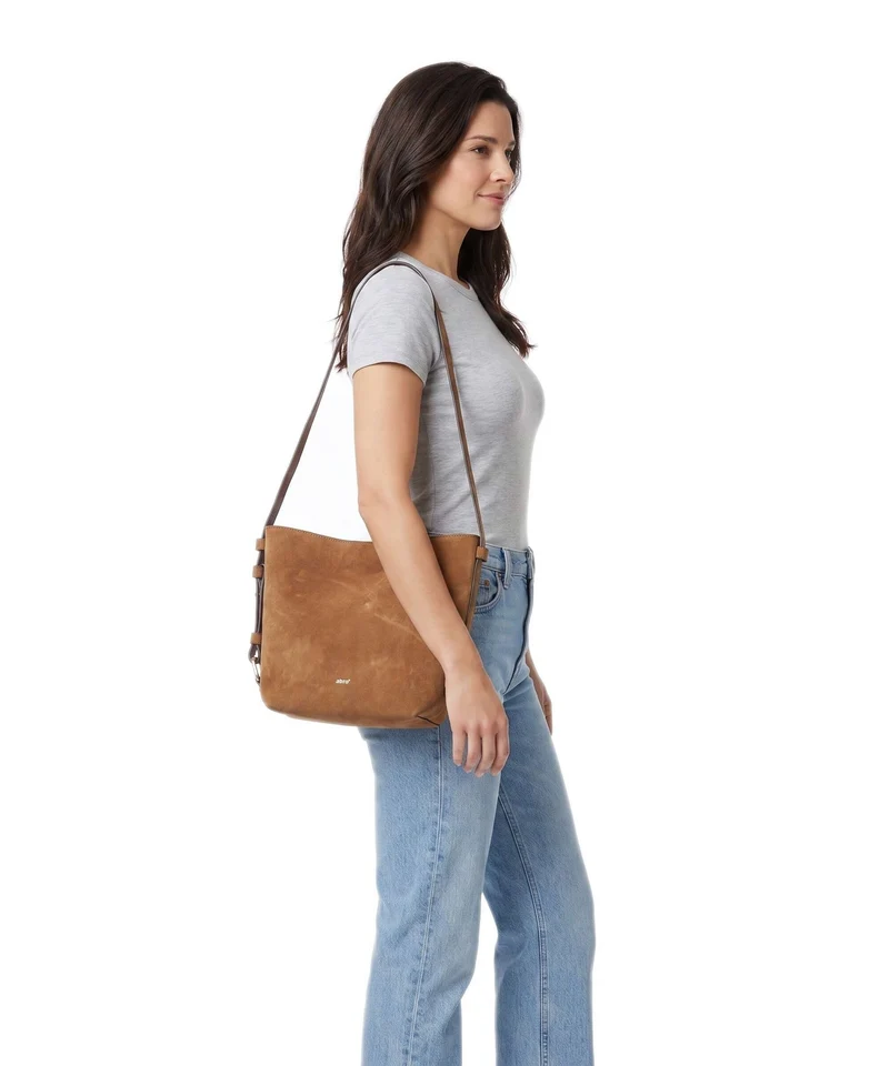 Abro Suede Cosmo Sac fourre-tout cuoio