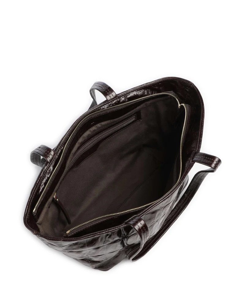 Abro Maxxi Cocco Alba Cabas dark brown