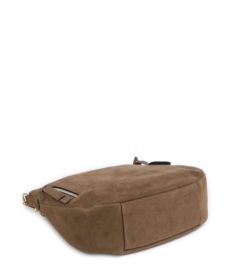 Abro Suede Juna Small Sac fourre-tout khaki