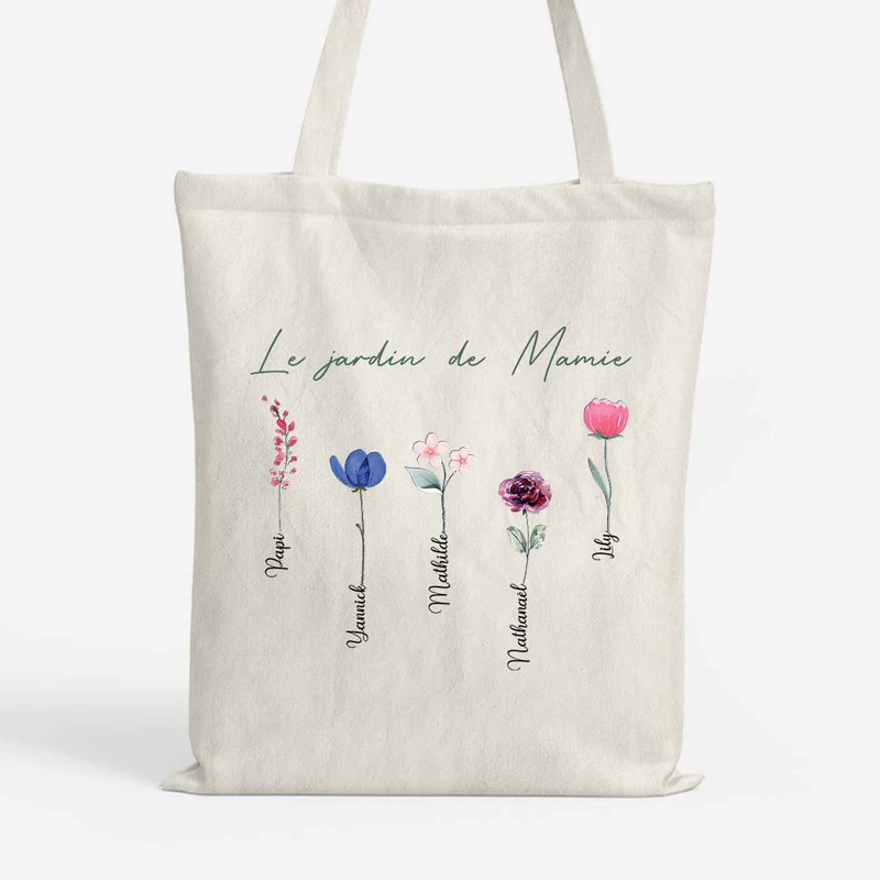 Le Jardin De Mamie Maman - Tote Bag À Personnaliser