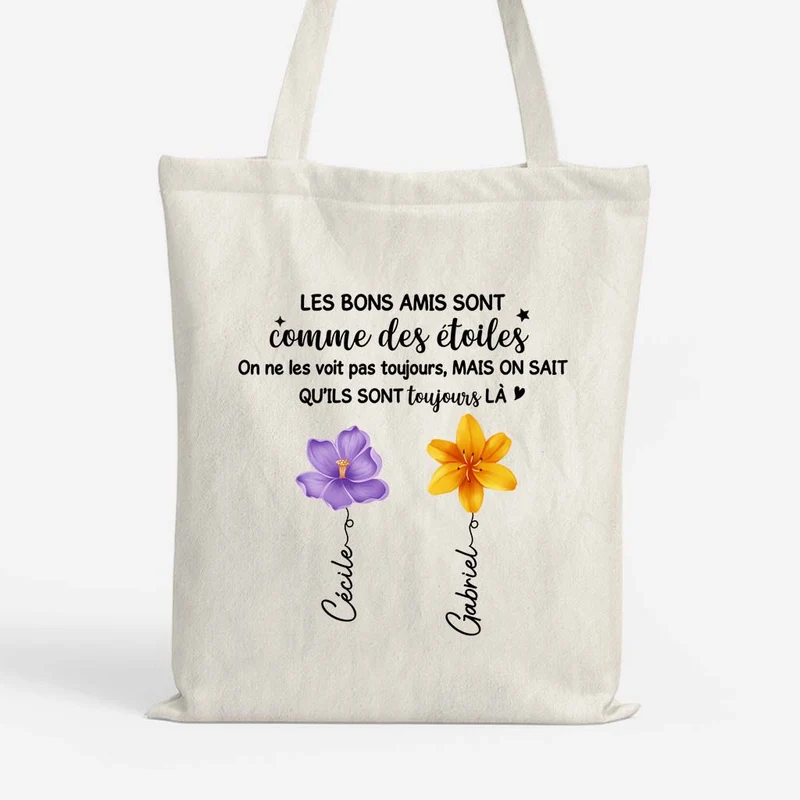 Meilleures Amies Comme Les Étoiles - Tote Bag À Personnaliser