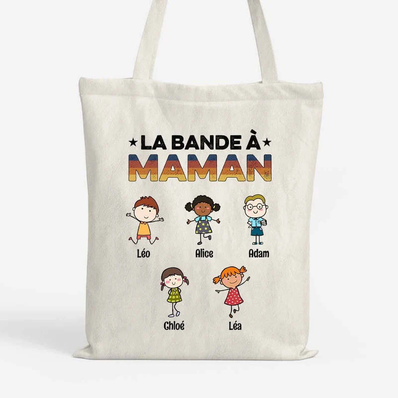 La Bande À Mamie Mignonnettes - Cadeau Personnalisé | Tote Bag Pour Mamie