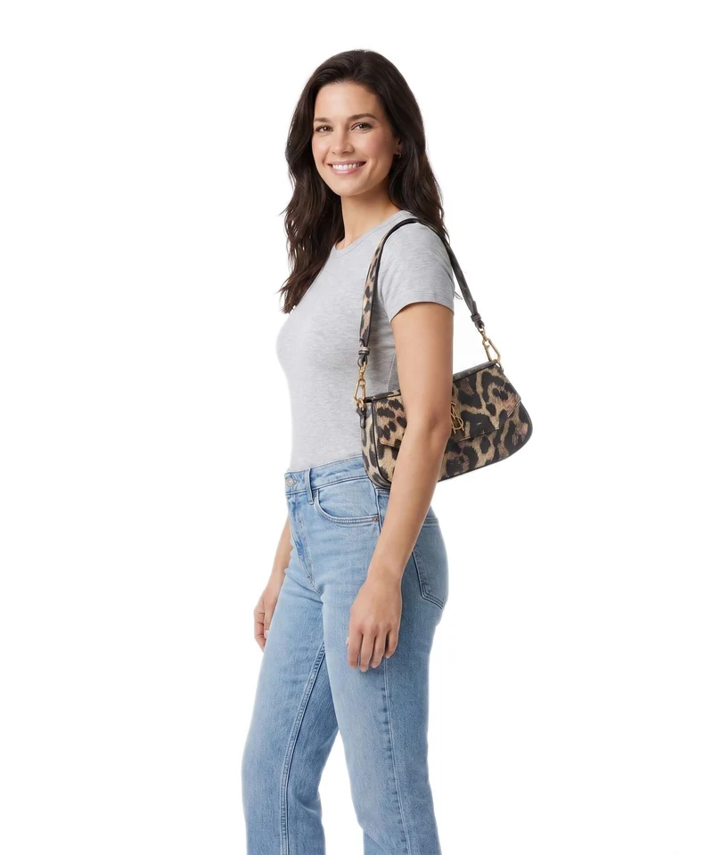 Steve Madden BLYON-L Sac porté épaule leopard