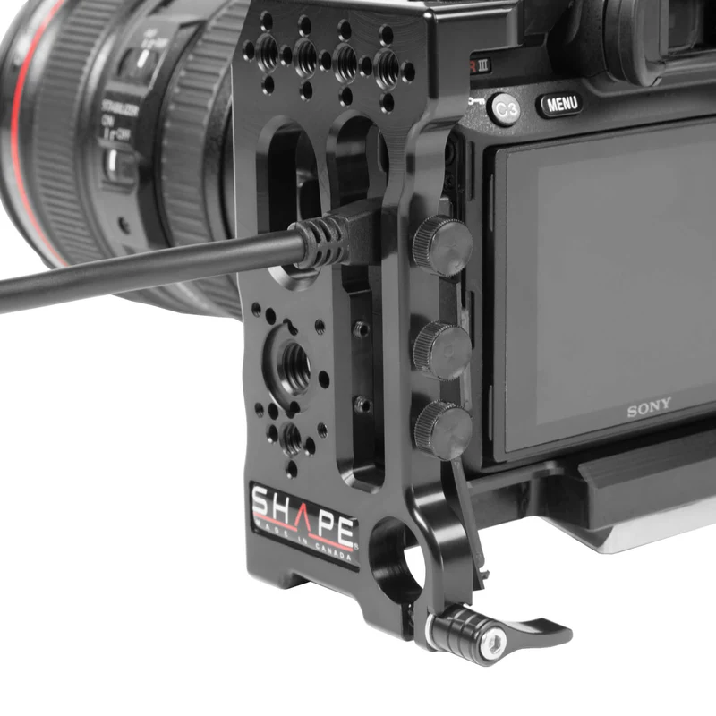Support d'Épaule avec Cage pour Sony a7R III/a7 III