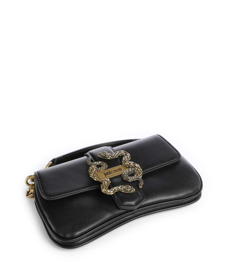 Just Cavalli Iconic Snakes Sac bandoulière black
