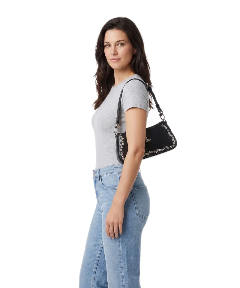 Vivienne Westwood Tasha Smooth Sac porté épaule black