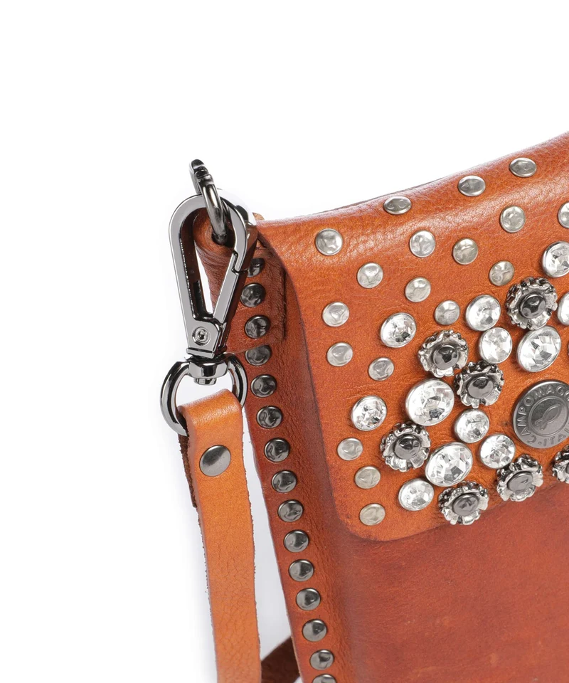 Campomaggi Pochette telephone cognac