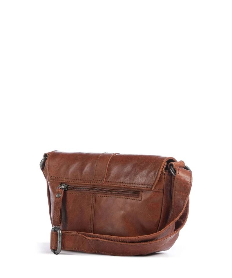 Spikes & Sparrow Bronco Iris Sac bandoulière brandy