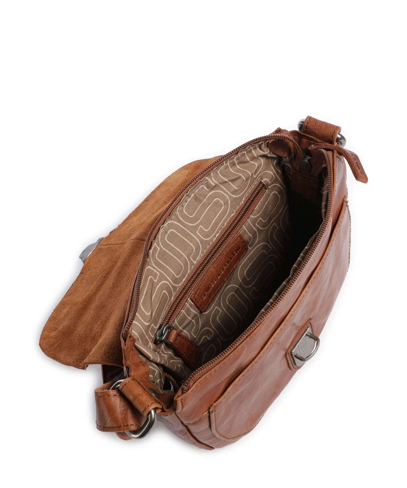 Spikes & Sparrow Bronco Iris Sac bandoulière brandy