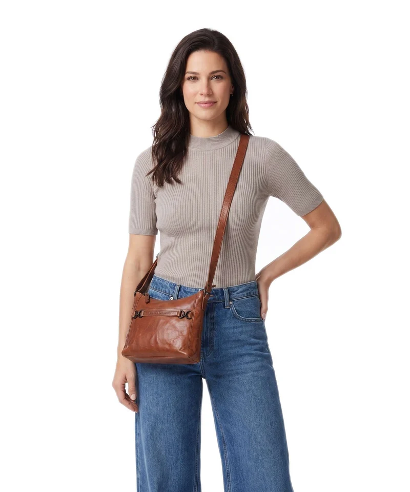 Spikes & Sparrow Bronco Elize Sac bandoulière brandy
