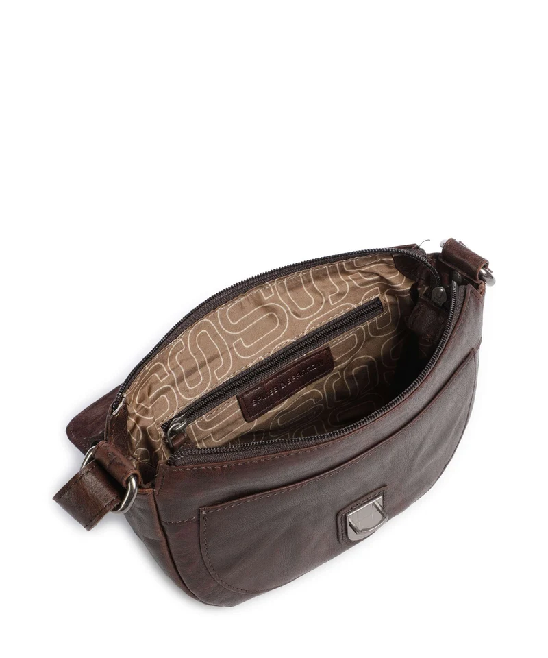 Spikes & Sparrow Bronco Iris Sac bandoulière dark brown