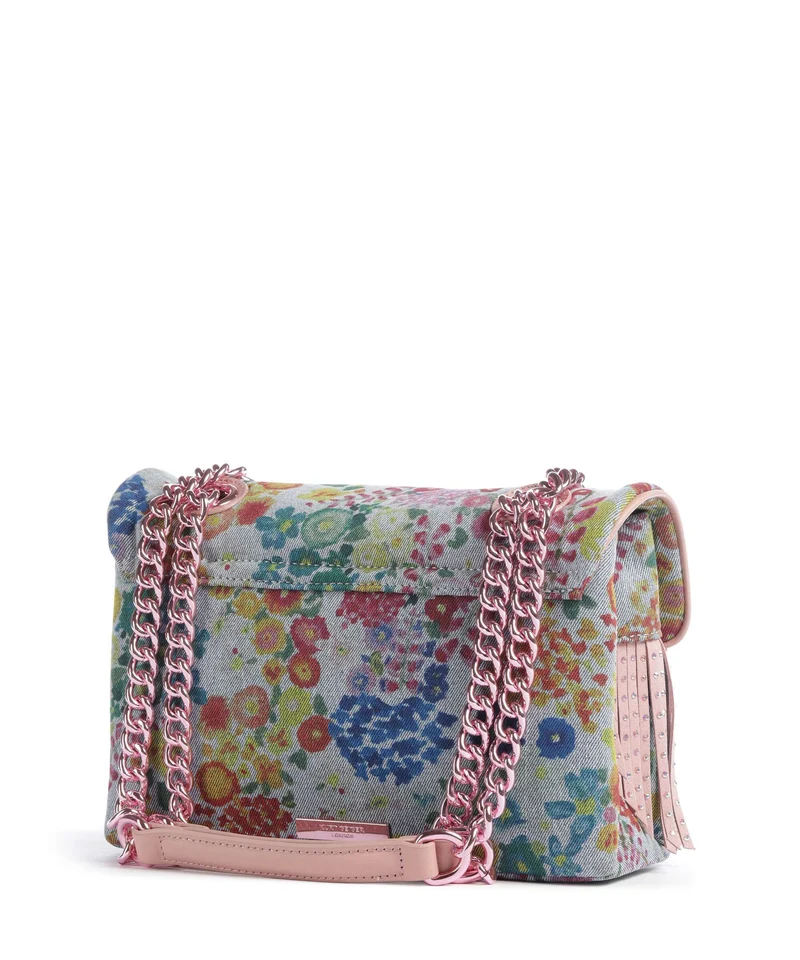 Kurt Geiger Kensington Fringe Sac porté épaule blue