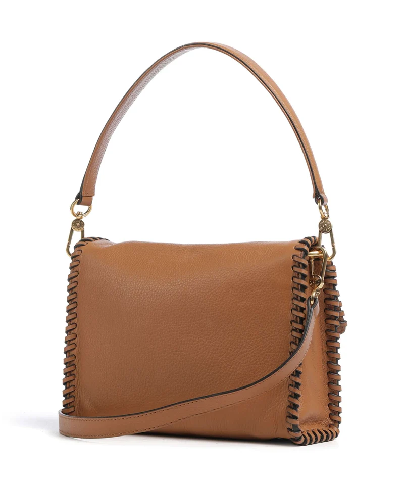 Abro Dalia Temi Stitch Sac porté épaule cuoio