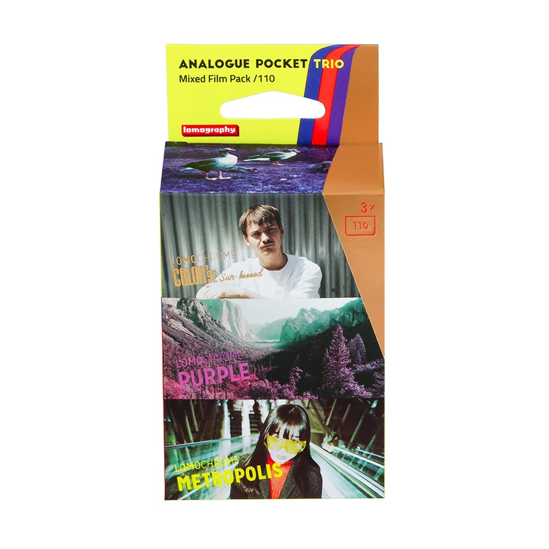 Film Couleur Analogue Trio (Paquet de 3 films 110 mélangé)