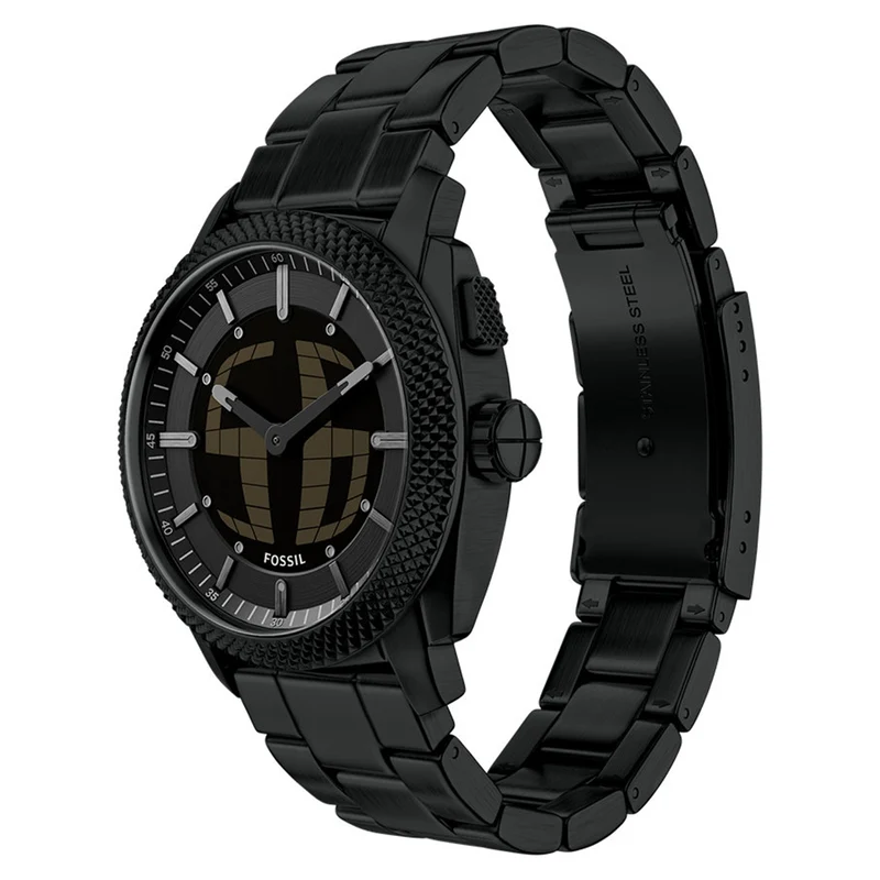 Fossil Machine Round Black Dial Watch FS6156