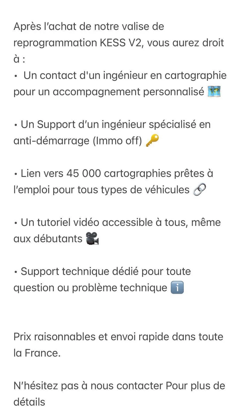 VALISE DE REPROGRAMMATION MOTEUR KTAG + logiciels ( Sans Pc)
