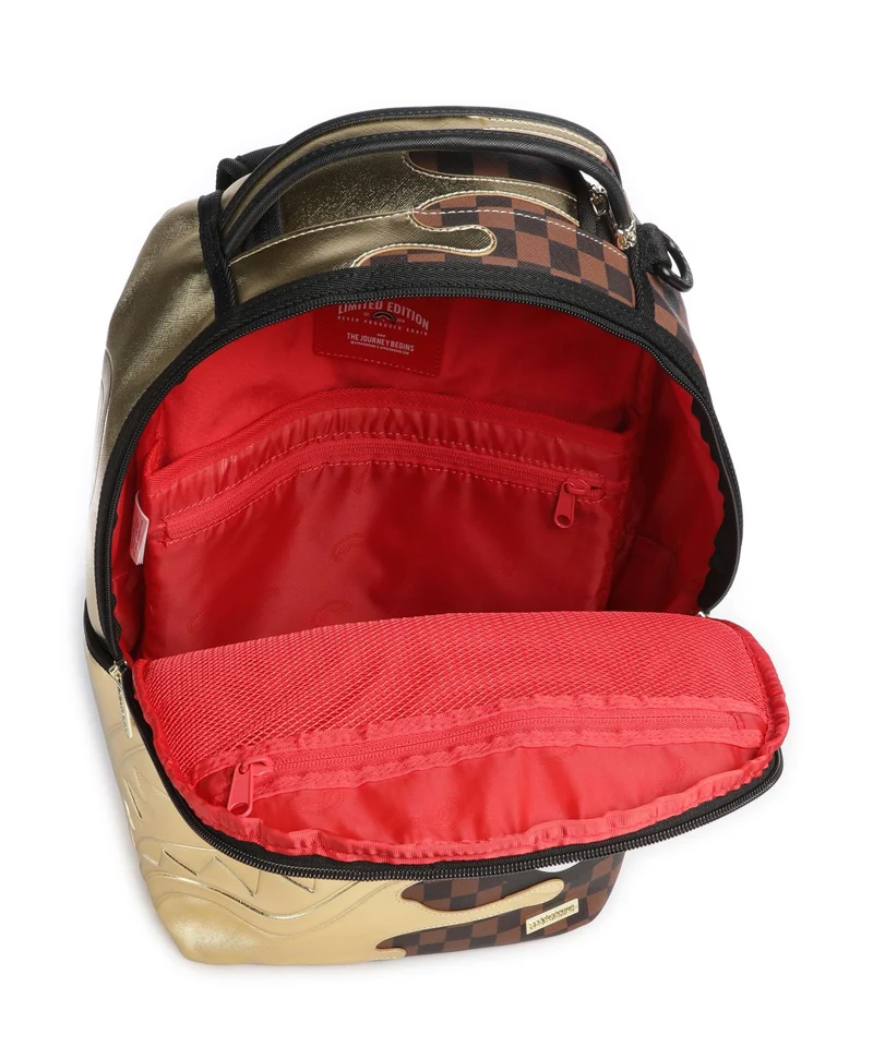 Sprayground Sharks In Paris Gold Drip Sac à dos black/gold