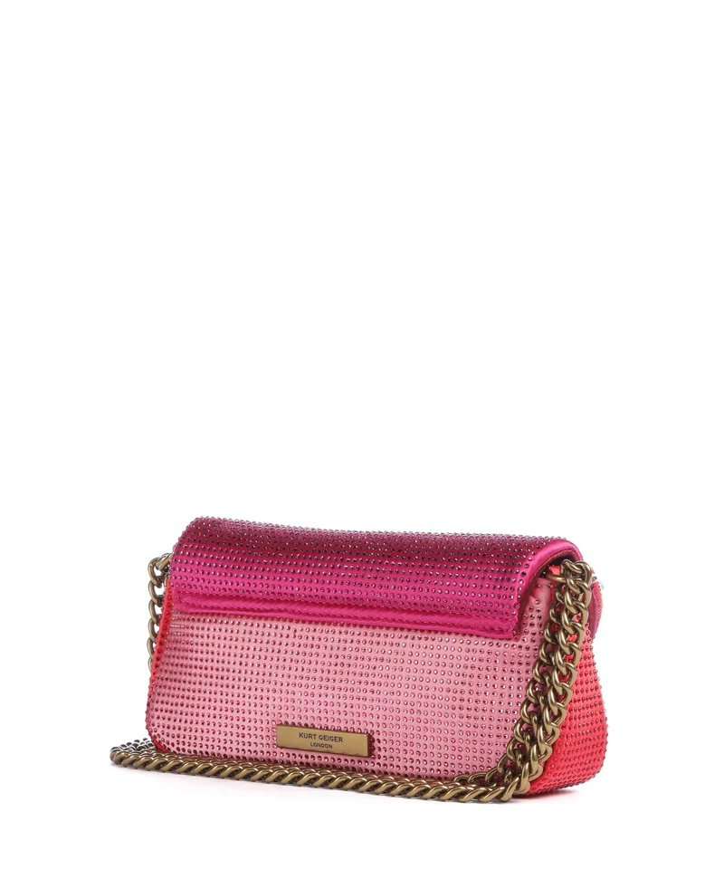 Kurt Geiger Pickle Sac porté épaule pink