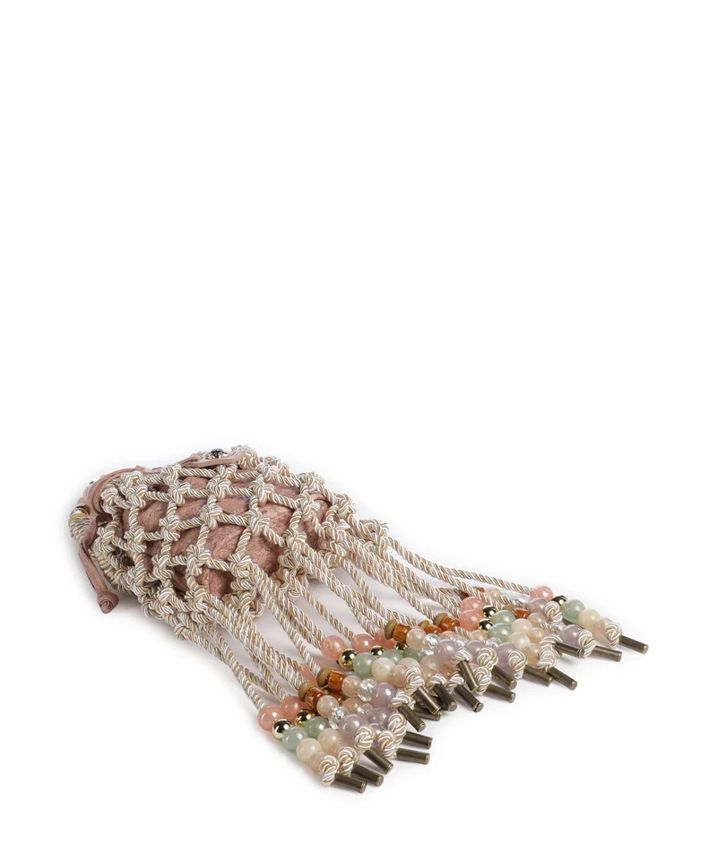 Kurt Geiger Macrame Mini Sac bandoulière cream