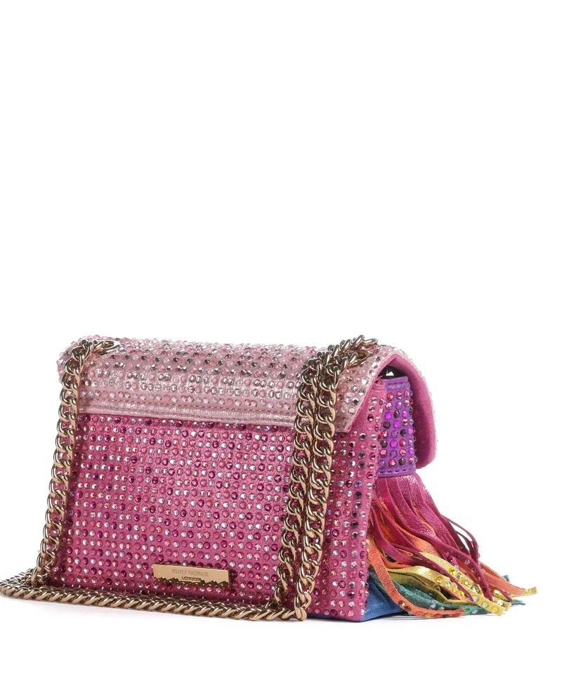 Kurt Geiger Kensington Mini Fringe Sac porté épaule multi