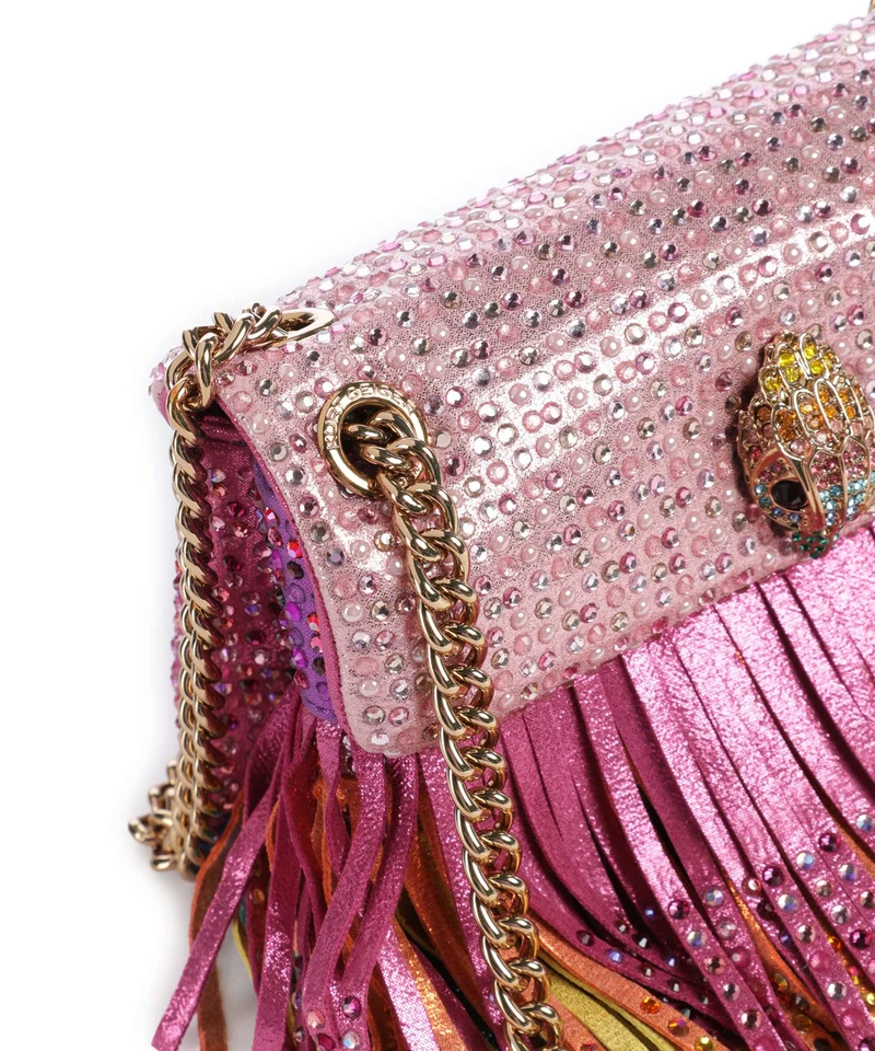 Kurt Geiger Kensington Mini Fringe Sac porté épaule multi