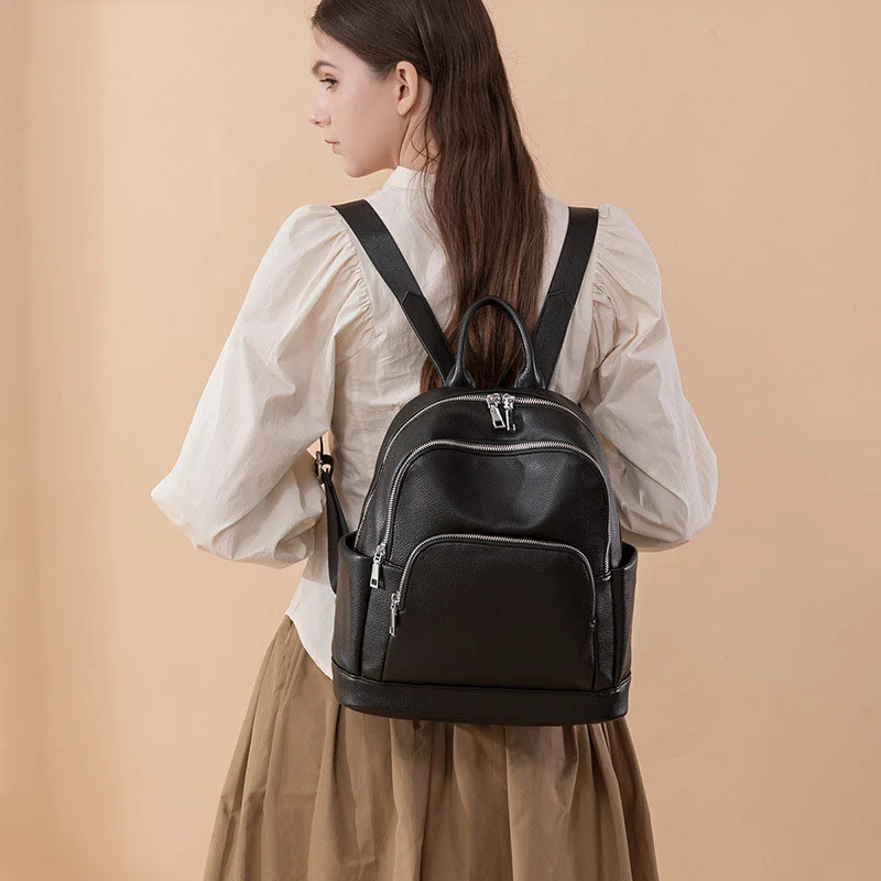 Elysée sac à dos sécurisé femme cuir