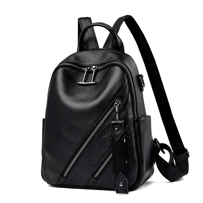 Dark sac à dos femme cuir noir