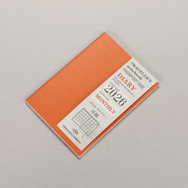 TN Fillers (Passport) Diary2026 Monthly