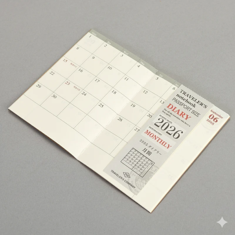 TN Fillers (Passport) Diary2026 Monthly