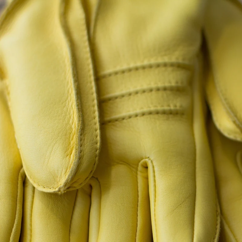 Gloves Deerskin Primaloft - YELLOW