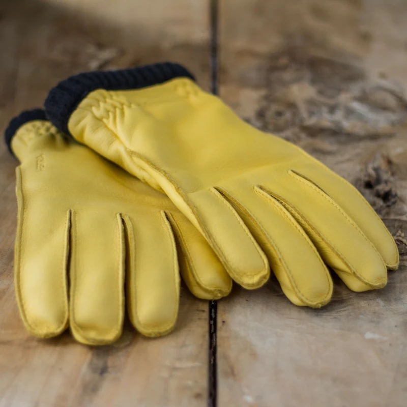Gloves Deerskin Primaloft - YELLOW
