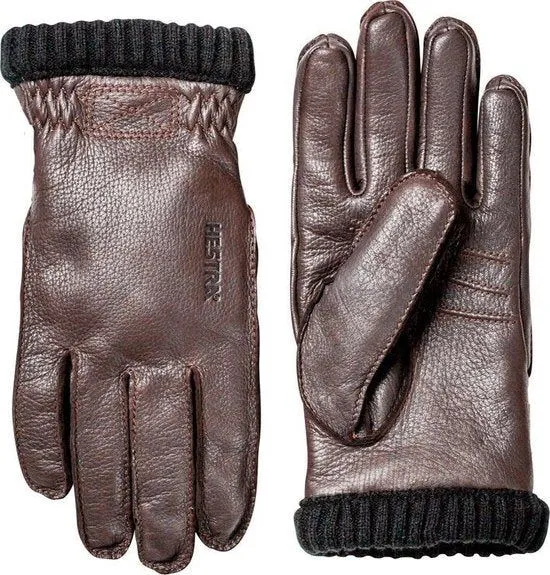 Gloves Deerskin Primaloft - DARK BROWN