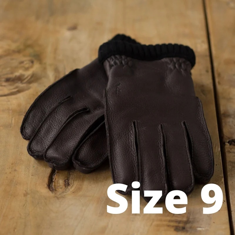Gloves Deerskin Primaloft - DARK BROWN