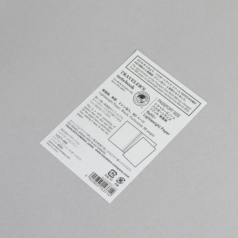TN Refill (Passport)