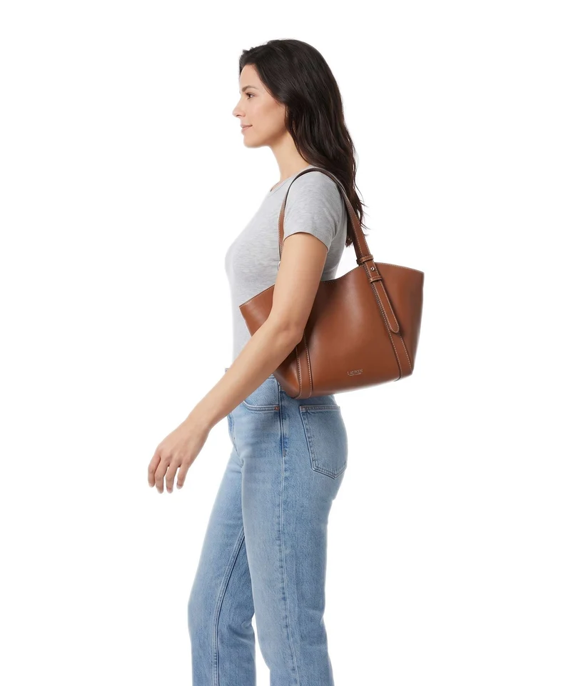 Lauren Ralph Lauren Tasha Small Cabas lauren tan