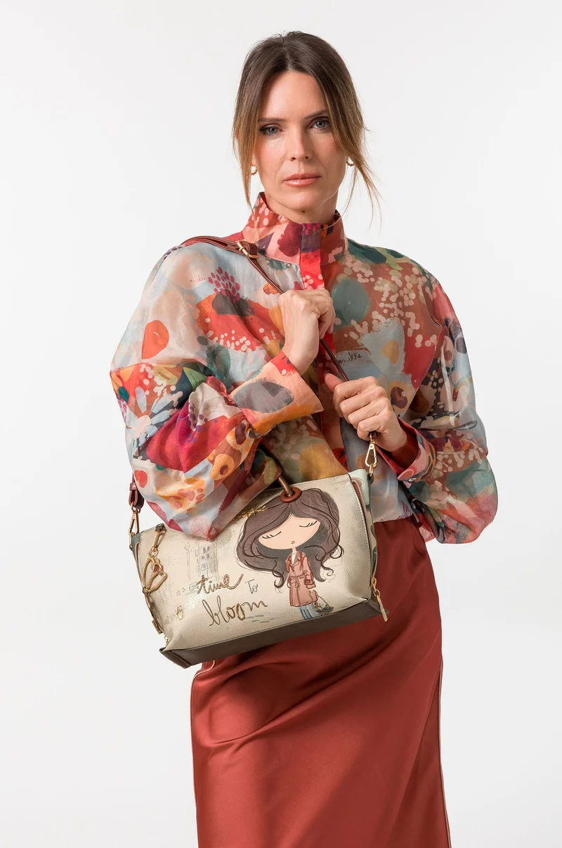 Sac à anse courte et bandoulière Tulip